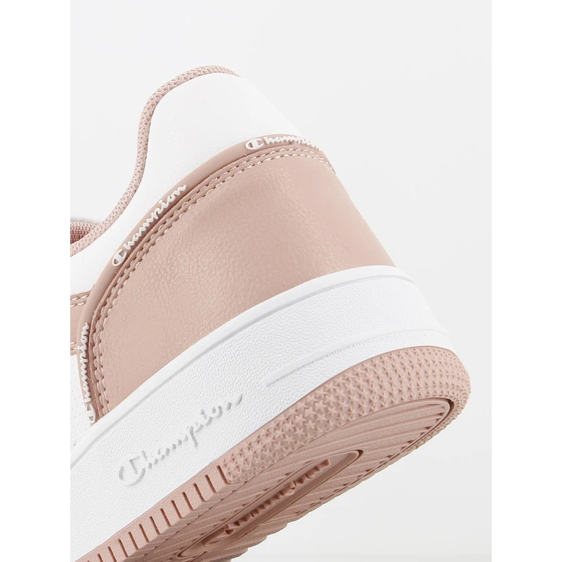 Baskets Basses Rebound 2.0 Rose Blanc Femme - Champion – Image 6