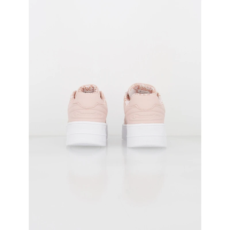 Baskets Basses Rebound Plateforme Animal Rose Femme - Champion – Image 3