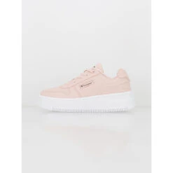 Baskets Basses Rebound Plateforme Animal Rose Femme - Champion