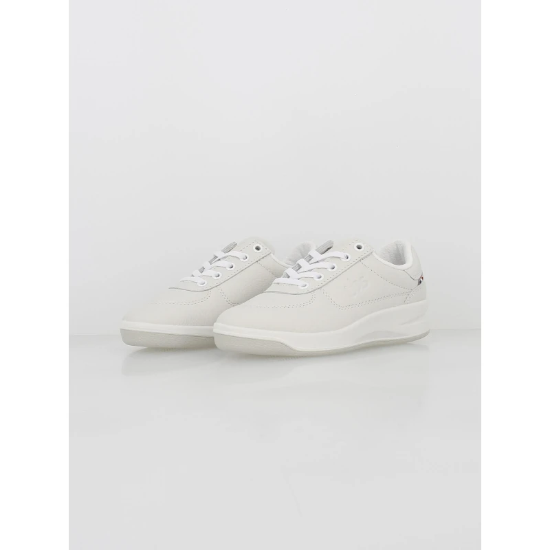 Baskets En Cuir Tennis Brandy écru Femme - Tbs – Image 2