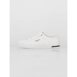 Baskets En Toile Kenton Road Blanc Femme - Pepe Jeans