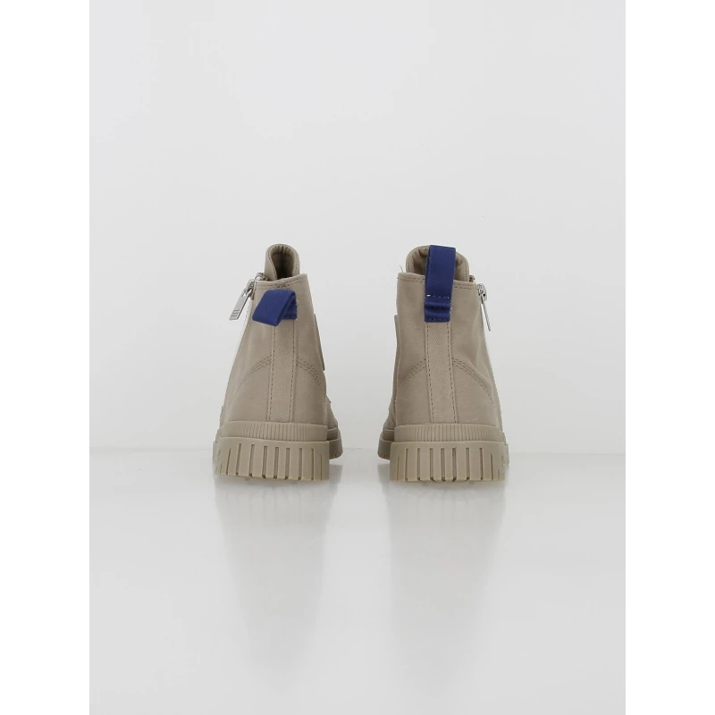 Baskets Montantes En Toile French Outzip Beige Femme - Palladium – Image 3