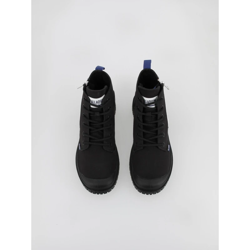 Baskets Montantes En Toile French Outzip Noir Femme - Palladium – Image 4