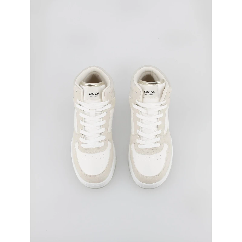 Baskets Montantes Swift 2 Beige Blanc Femme - Only – Image 4