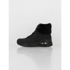 Baskets Montantes Uno Rugged Fall Air Noir Femme - Skechers