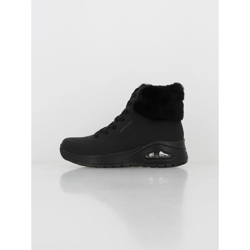 Baskets Montantes Uno Rugged Fall Air Noir Femme - Skechers