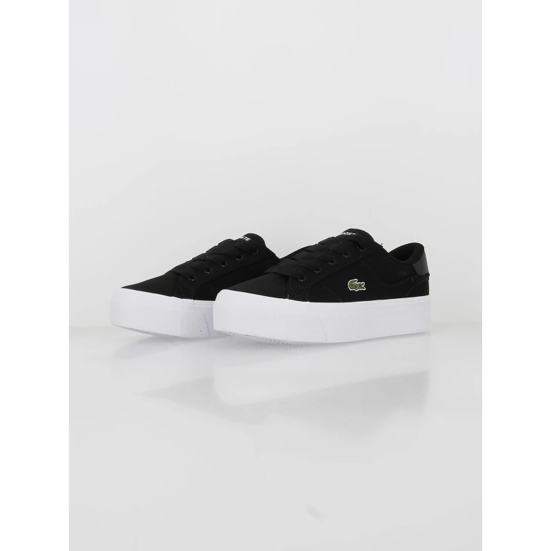 Baskets Platerforme Tissu Ziane Noir Femme - Lacoste – Image 2