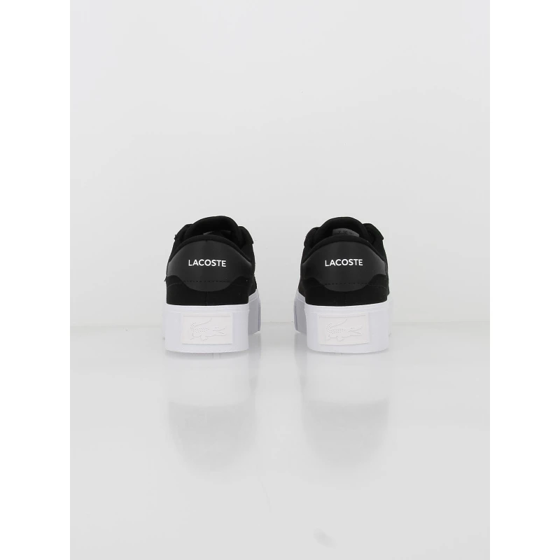 Baskets Platerforme Tissu Ziane Noir Femme - Lacoste – Image 3