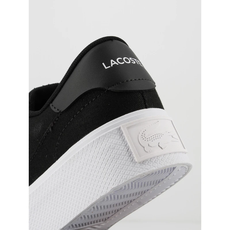 Baskets Platerforme Tissu Ziane Noir Femme - Lacoste – Image 6
