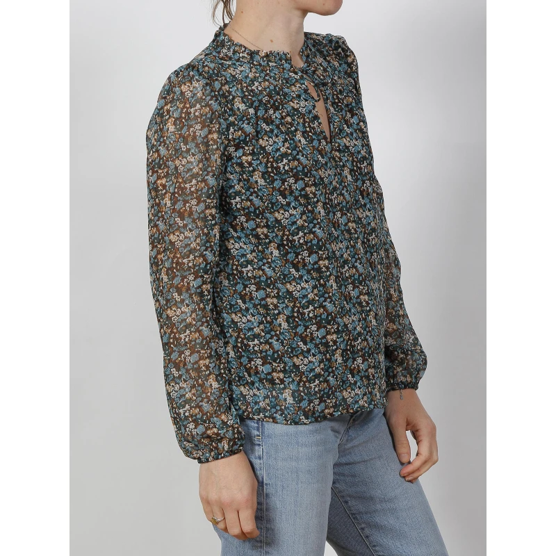 Blouse Ditsy Bleu Femme - Only â Image 3