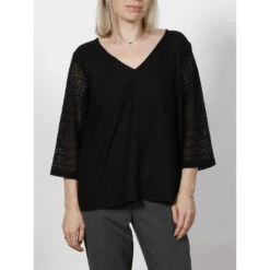 Vero Moda Blouse Mia Noir Femme - Véro Moda