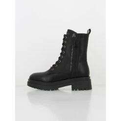 Boots à Lacets Uni Noir Femme - Xti