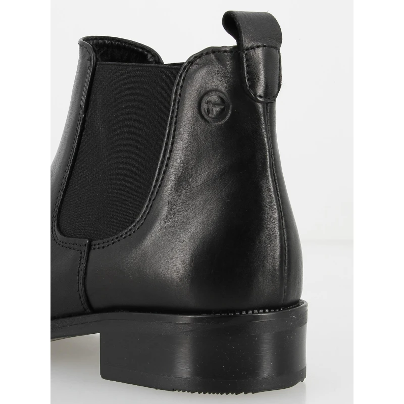 Boots Cuir Uni Basique Noir Femme - Tamaris – Image 6