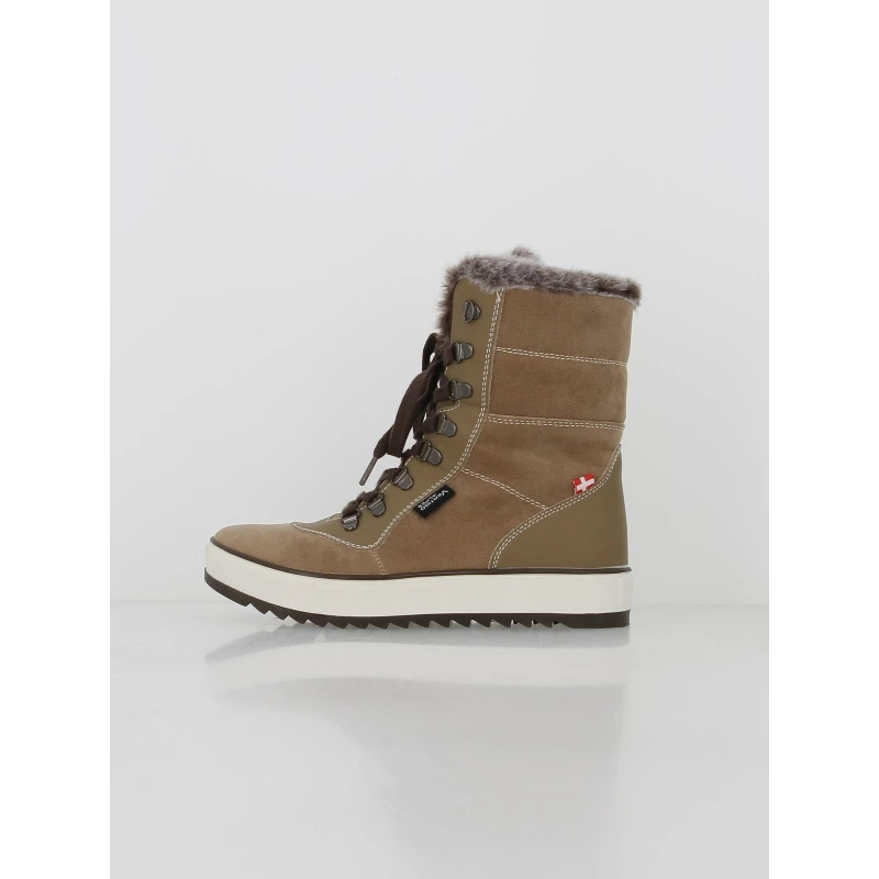 Bottes De Neige Conca Camel Femme - Alpes Vertigo