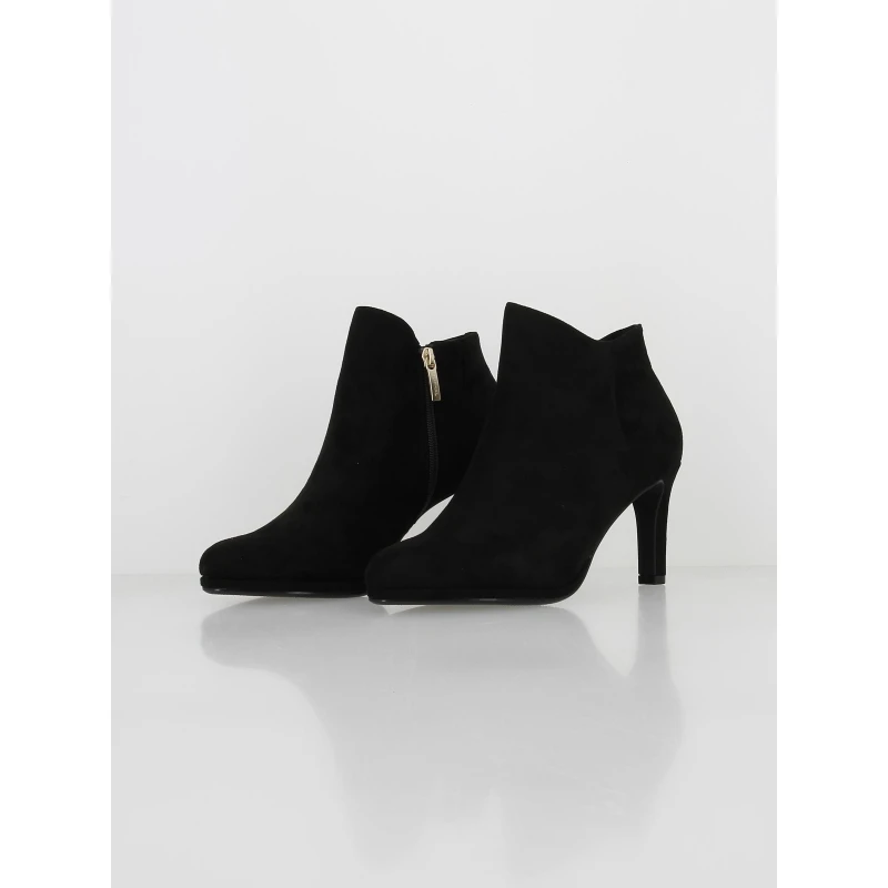 Bottines à Talons Suédine Noir Femme - Tamaris – Image 2