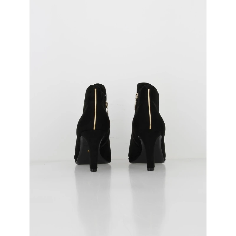 Bottines à Talons Suédine Noir Femme - Tamaris – Image 3