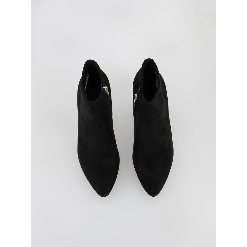 Bottines à Talons Suédine Noir Femme - Tamaris – Image 4