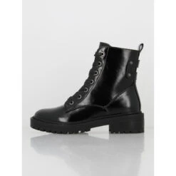 Bottines Bold 15 Shiny Vernis Noir Femme - Only