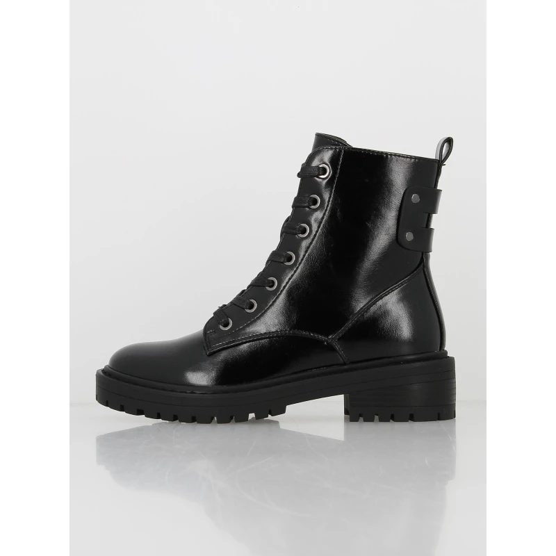 Bottines Bold 15 Shiny Vernis Noir Femme - Only