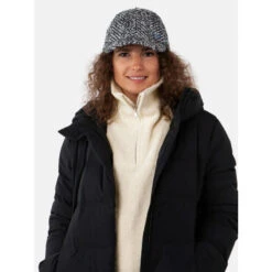 Casquette En Laine Chova Chevrons Noir Femme - Barts