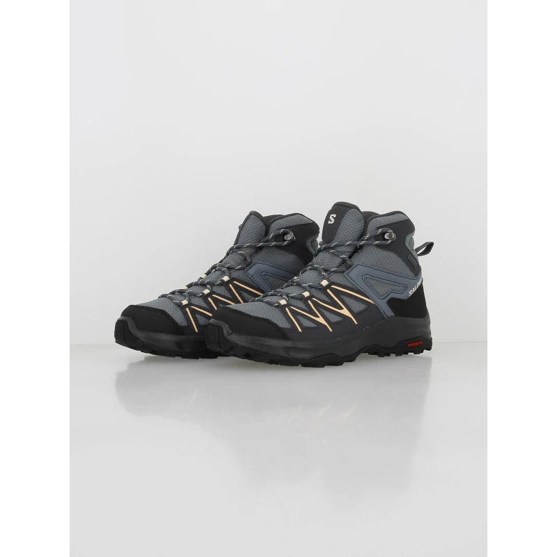 Chaussures De Randonnée Daintree Mid Gtx Gris Femme - Salomon – Image 2