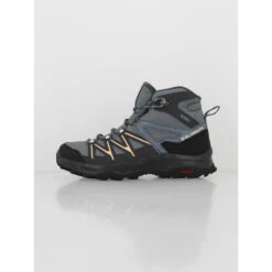 Chaussures De Randonnée Daintree Mid Gtx Gris Femme - Salomon