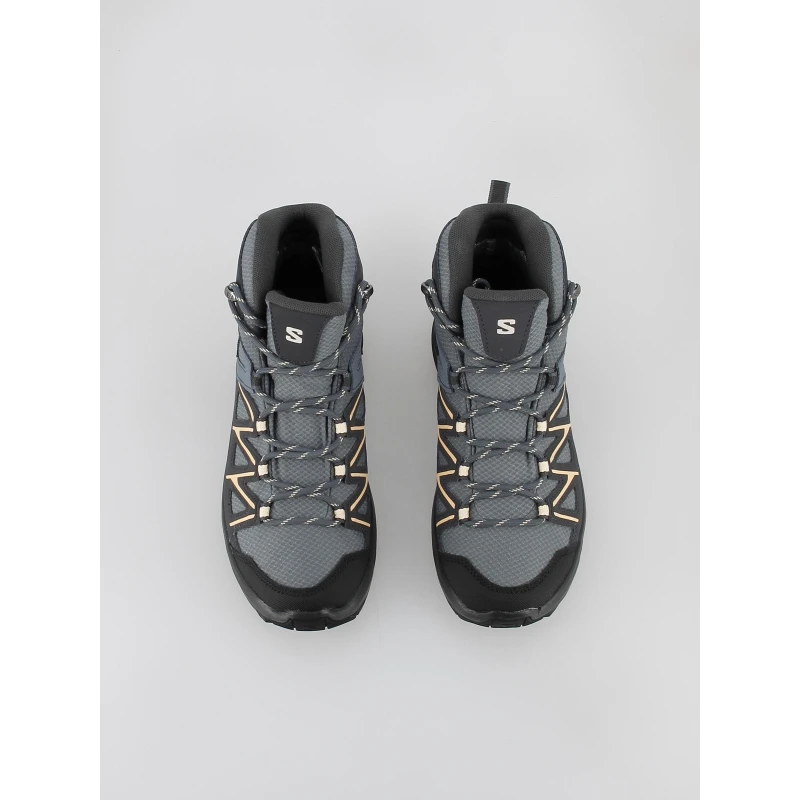 Chaussures De Randonnée Daintree Mid Gtx Gris Femme - Salomon – Image 4