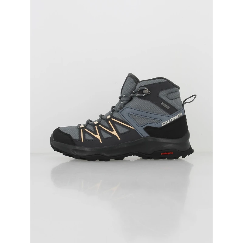 Chaussures De Randonnée Daintree Mid Gtx Gris Femme - Salomon