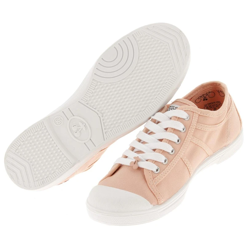 Chaussures En Toile Basic Rose Femme - Le Temps Des Cerises – Image 2