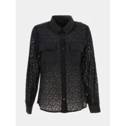 Chemisier Coline Noir Femme - Guess