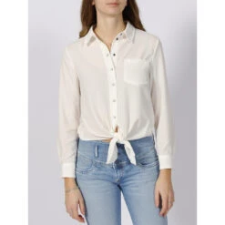 Chemisier Noeud Lecey Blanc Femme - Only