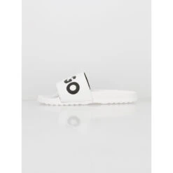 Claquettes Match It Slid Blanc Femme - Hugo