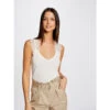 Débardeur Bdelia Dentelle Blanc Femme - Morgan