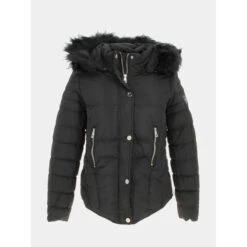 Doudoune Leona Noir Femme - Deeluxe