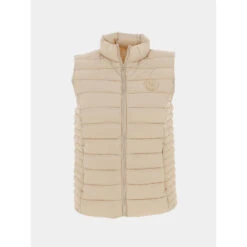 Doudoune Sans Manche B-terry 2 Beige Femme - Teddy Smith