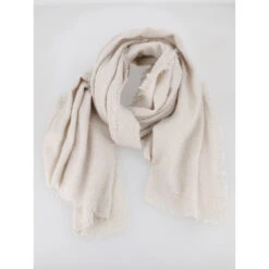 Echarpe à Sequin Brillant Loren Beige Femme - Tiffosi