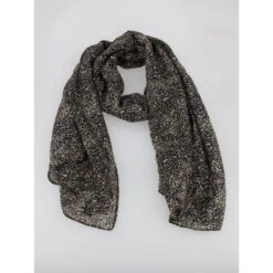 Foulard Bella Motif Noir Femme - Le Temps Des Cerises