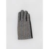 Gants Tactiles En Laine Chevrons Marion Noir Femme - Only