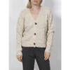 Gilet Cardigan Vichy Beige Femme - Vero Moda