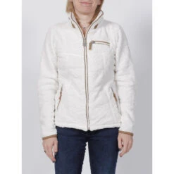 Gilet Polaire Innsbruck Blanc Femme - Angele Sportswear