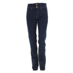 Jean Droit Double Up Bleu Femme - Tiffosi