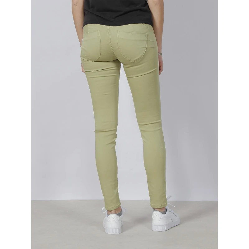 Jean Skinny Double Up One Size Vert Femme - Tiffosi – Image 2