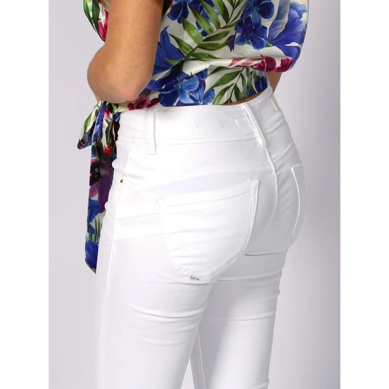 Jean Skinny Push In Secret Blanc Femme - Salsa â Image 4