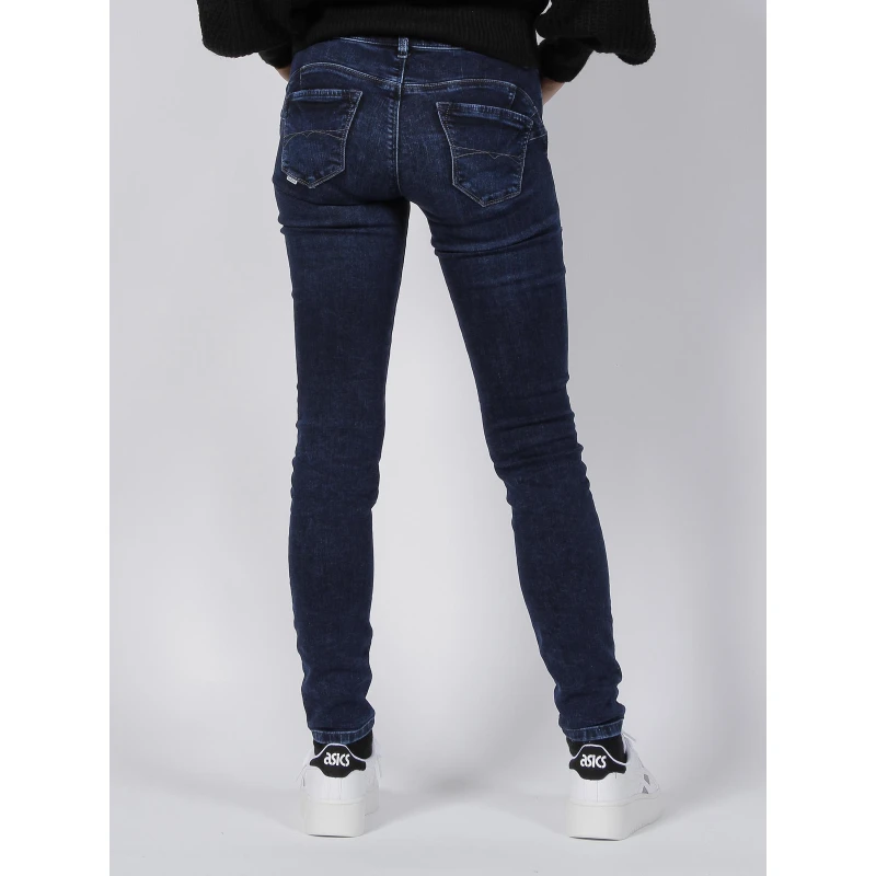 Jean Skinny Wonder 30 Bleu Marine Femme - Salsa â Image 2