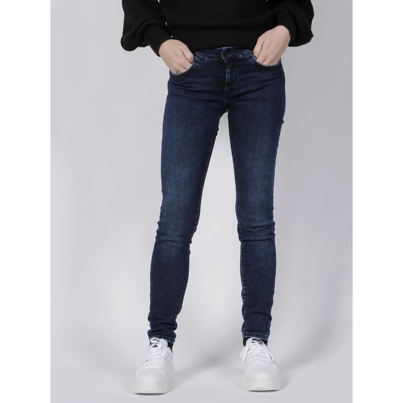 Jean Skinny Wonder 30 Bleu Marine Femme - Salsa