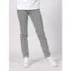 Jean Slim Mid-rise Denim Gris Femme - Calvin Klein