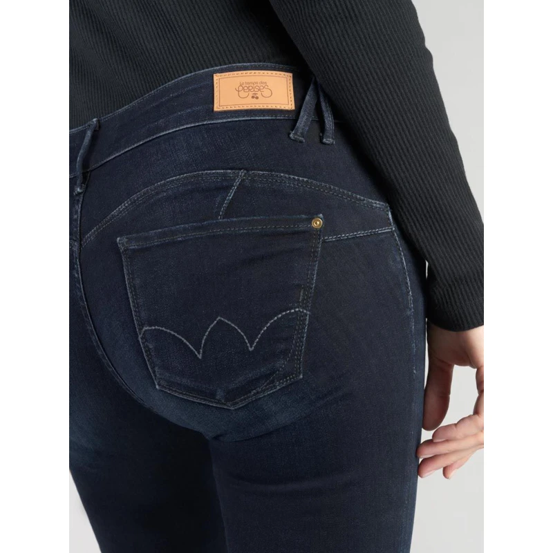 Jean Slim Pulp Vigny Bleu Marine Femme - Le Temps Des Cerises â Image 4