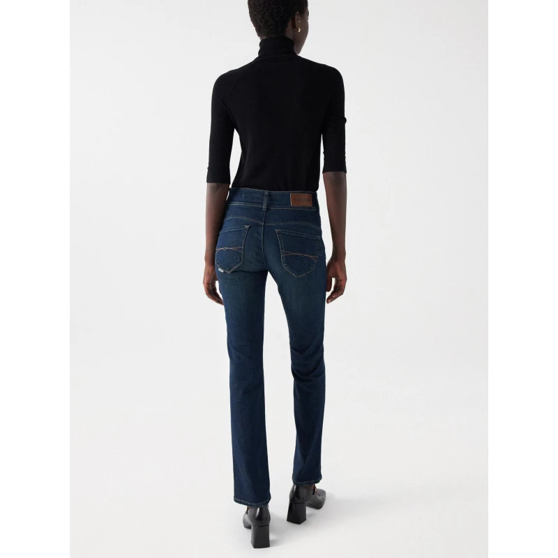 Jean Slim Secret Bleu Marine Femme - Salsa Jeans â Image 2