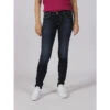 Jean Slim Taille Basse Urselle Bleu Femme - Le Temps Des Cerises