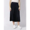 Jupe Midi Plissé Bleu Marine Femme - Teddy Smith